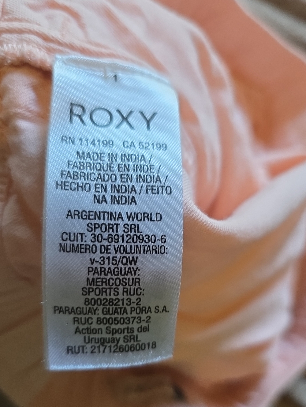 Roxy Light Pink Drawstring Athletic Shorts - Picture 4 of 5